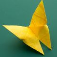 Motyl origami krok 10