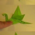 smok origami - krok 14.