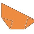 trójkątna zakładka - krok 6.
