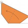 trójkątna zakładka - krok 8.